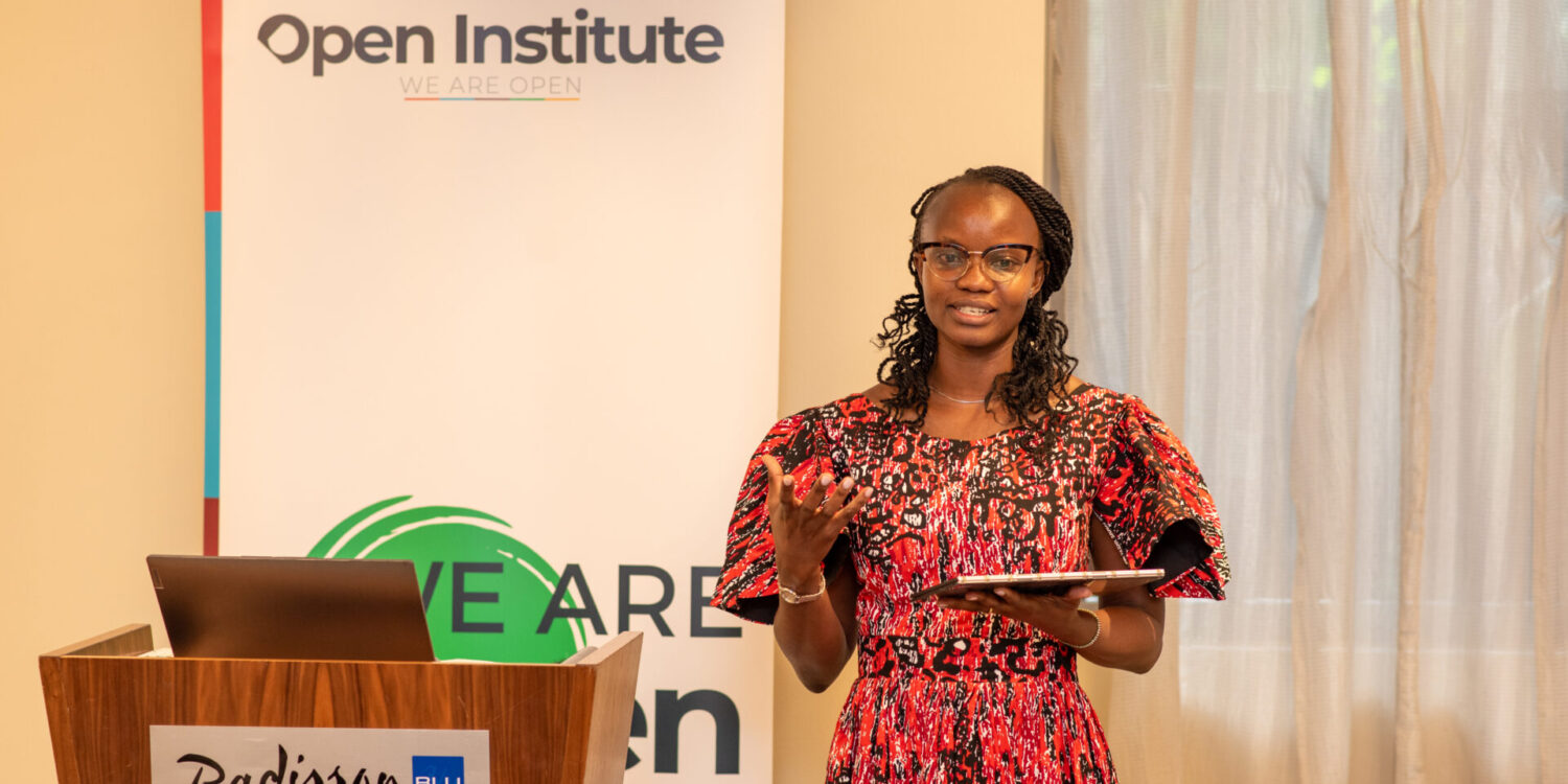 Christine Ajulu at the Partners Breakfast - Open Institute